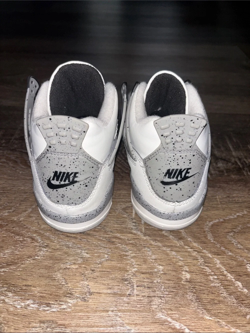 Jordan Kids White, Black & Gray Sneakers